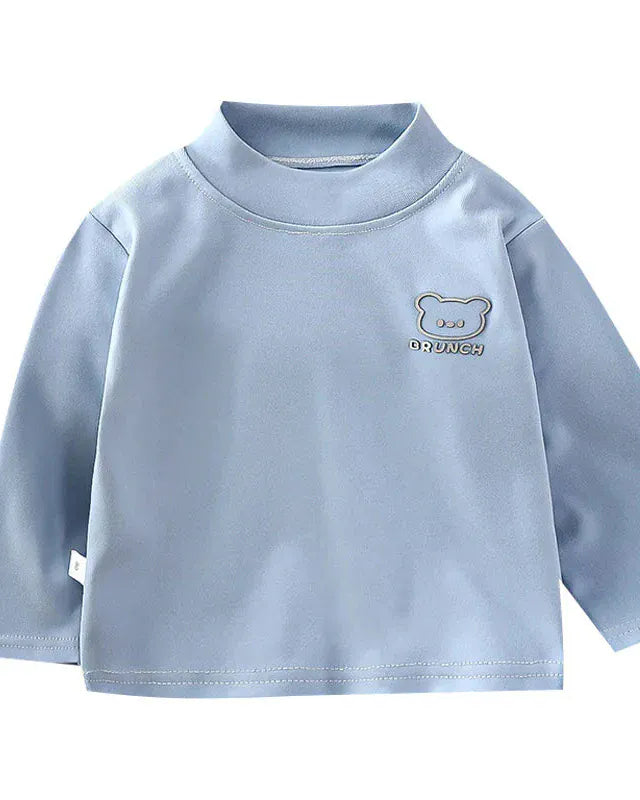 Trendy Kids Apparel Kids Clothing Children's Basic Turtleneck Shirt