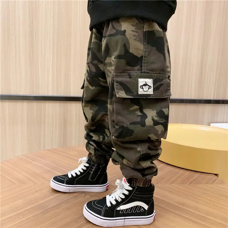 Trendy Kids Apparel Kids Clothing Children's Camouflage Cargo Pants