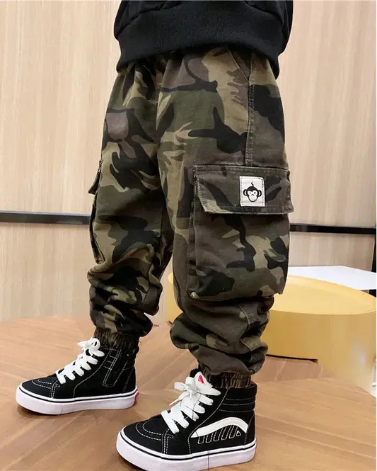 Trendy Kids Apparel Kids Clothing Children's Camouflage Cargo Pants