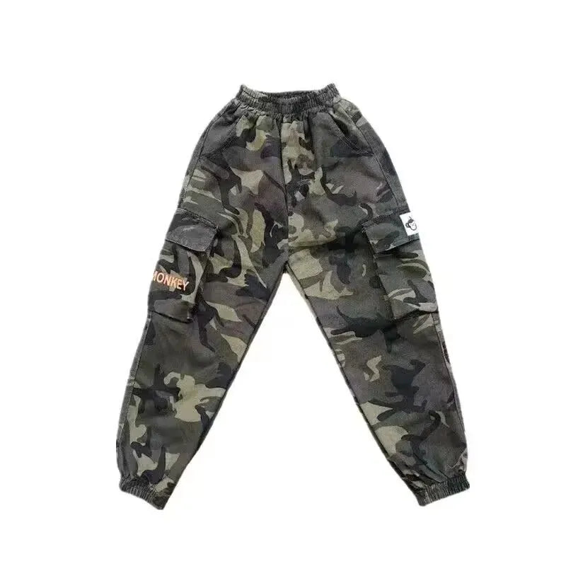 Trendy Kids Apparel Kids Clothing Children's Camouflage Cargo Pants