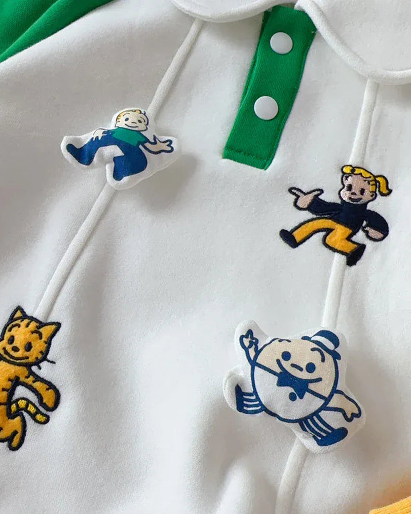 Trendy Kids Apparel Kids Clothing Children's Sporty Long Sleeve Polo Pullover