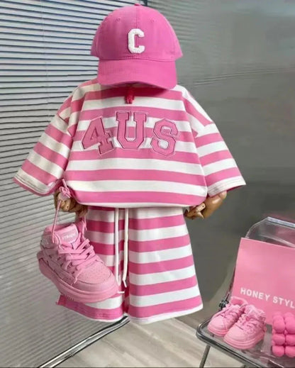 Trendy Kids Apparel Kids Clothing Children’s Summer Two Piece Set