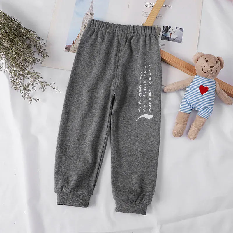 Trendy Kids Apparel Kids Clothing Cotton Children Pants Unisex