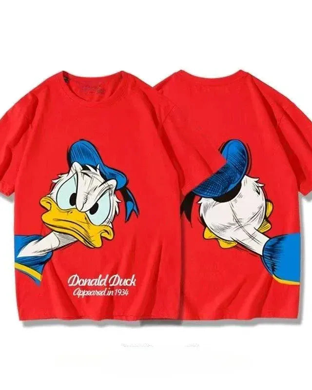 Trendy Kids Apparel Kids Clothing Disney Donald Duck Cartoon Print Kids' T-Shirt