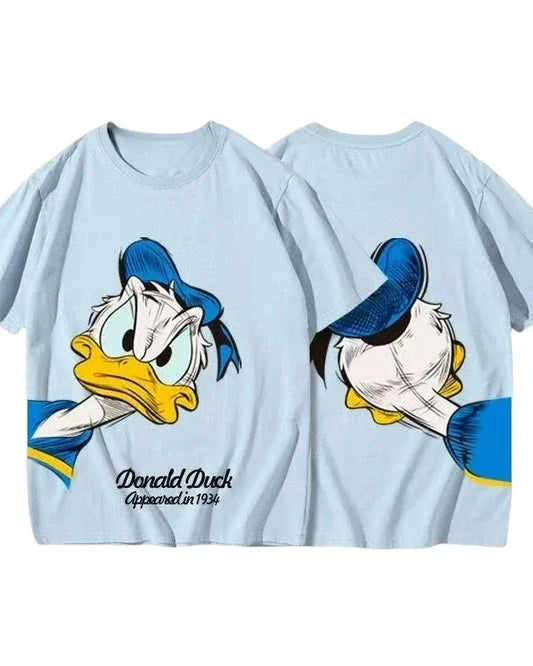 Trendy Kids Apparel Kids Clothing Disney Donald Duck Cartoon Print Kids' T-Shirt