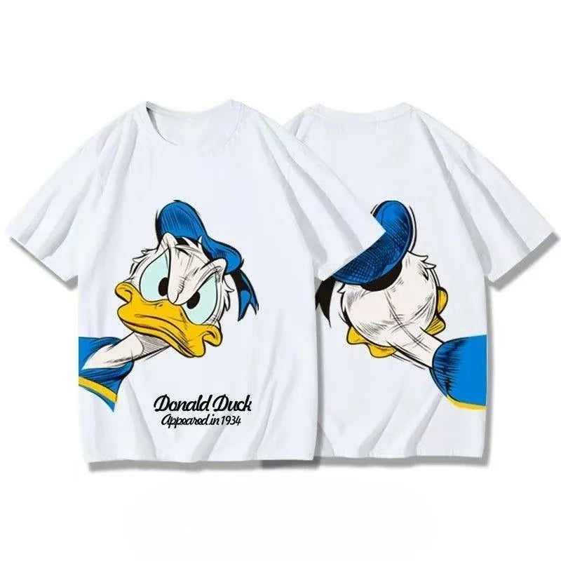 Trendy Kids Apparel Kids Clothing Disney Donald Duck Cartoon Print Kids' T-Shirt