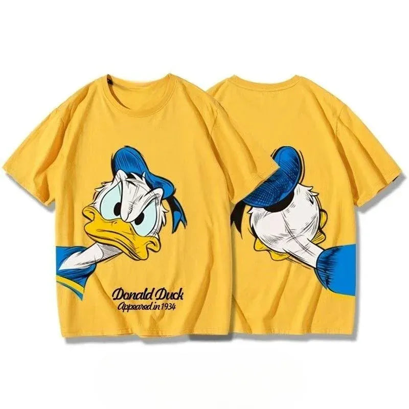 Trendy Kids Apparel Kids Clothing Disney Donald Duck Cartoon Print Kids' T-Shirt