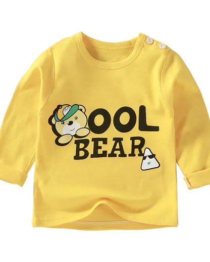 Trendy Kids Apparel Kids Clothing Eco Cotton Long Sleeves Shirts