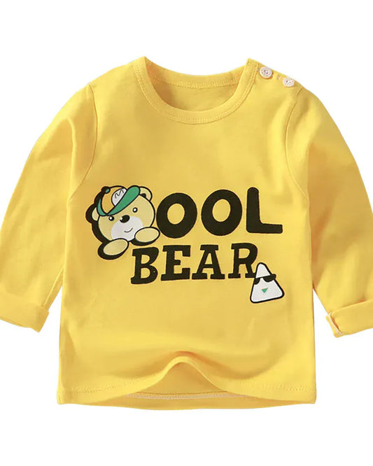 Trendy Kids Apparel Kids Clothing Eco Cotton Long Sleeves Shirts