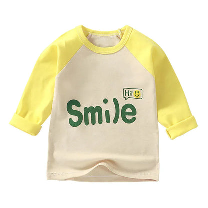 Trendy Kids Apparel Kids Clothing Eco Cotton Long Sleeves Shirts