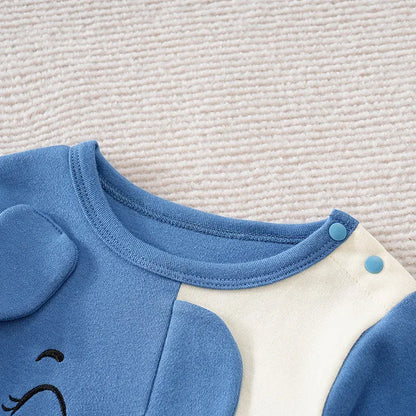 Trendy Kids Apparel Kids Clothing Elephant Printed Baby Jumpsuit