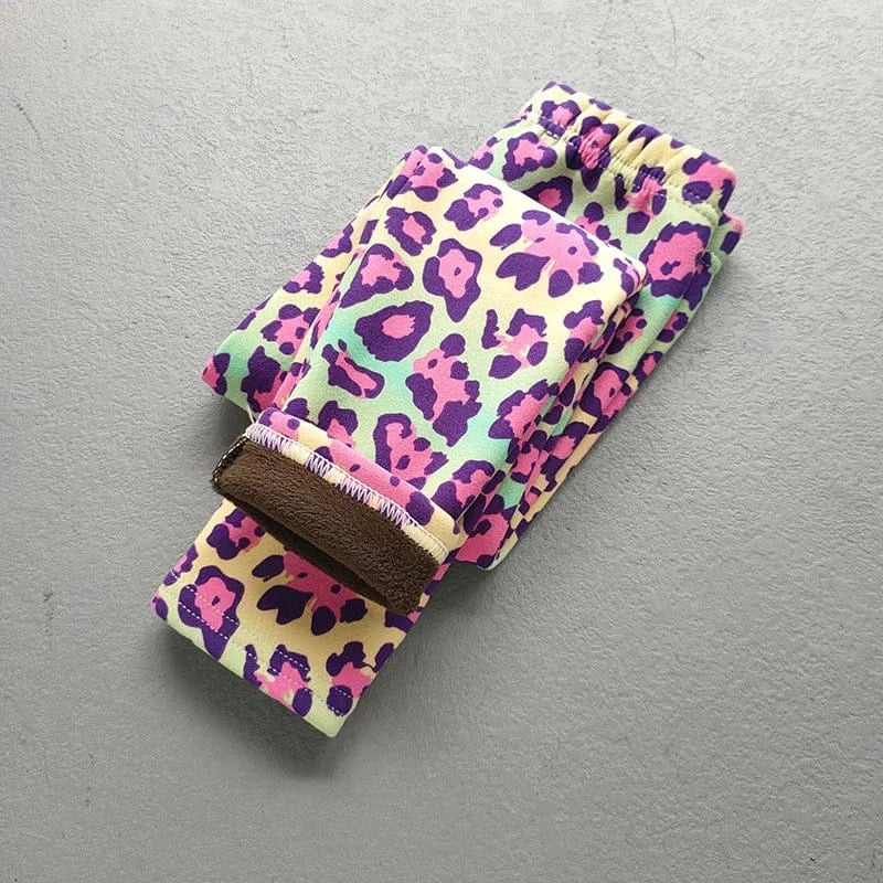 Trendy Kids Apparel Kids Clothing Fleece Leggings For Girls