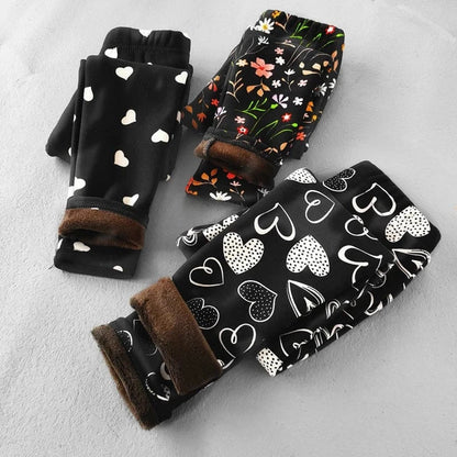 Trendy Kids Apparel Kids Clothing Fleece Leggings For Girls