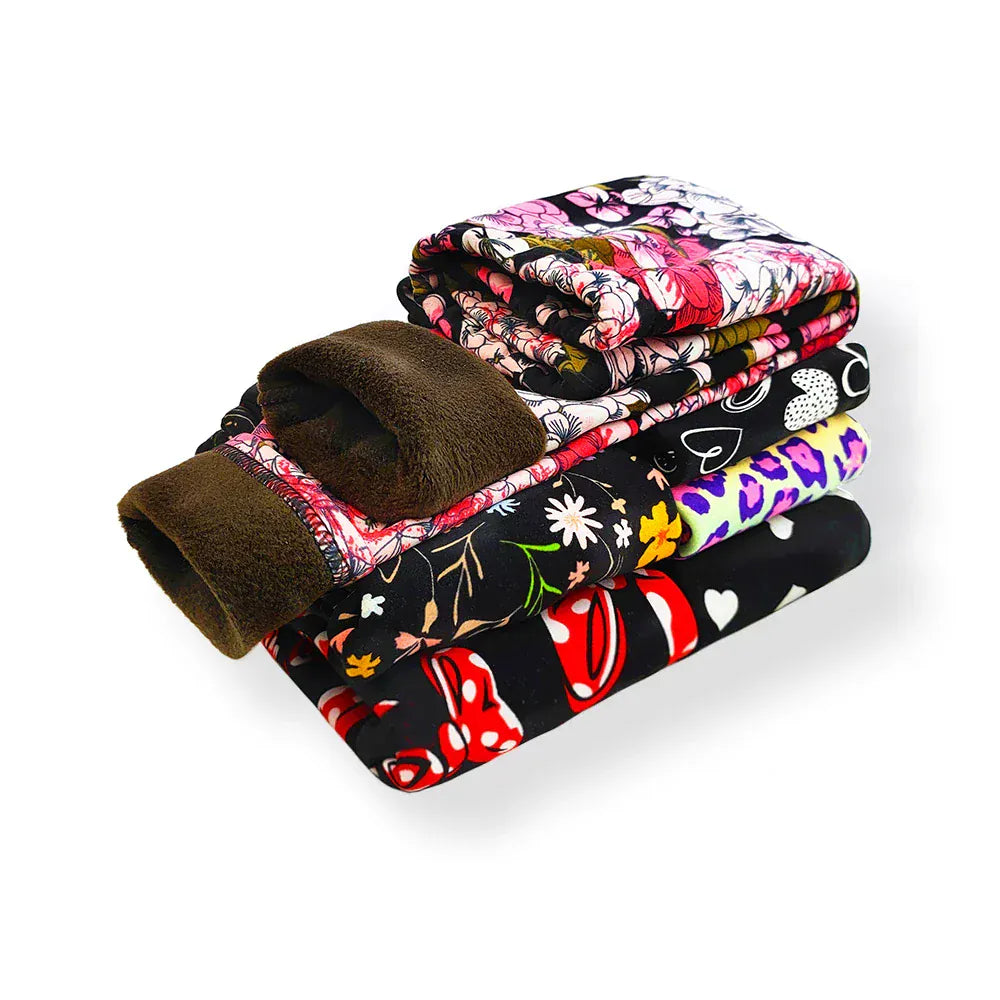 Trendy Kids Apparel Kids Clothing Fleece Leggings For Girls