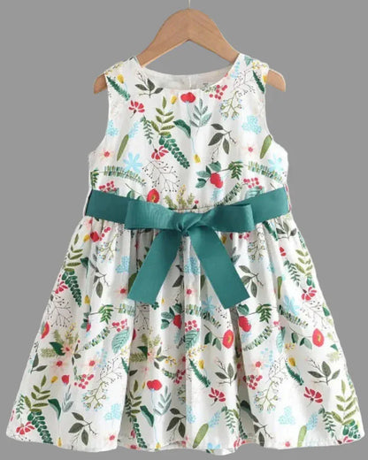 Trendy Kids Apparel Kids Clothing Floral Girls Dresses