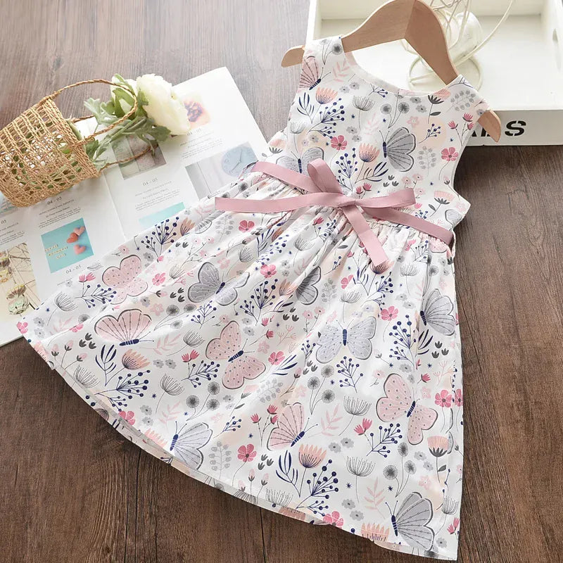 Trendy Kids Apparel Kids Clothing Floral Girls Dresses