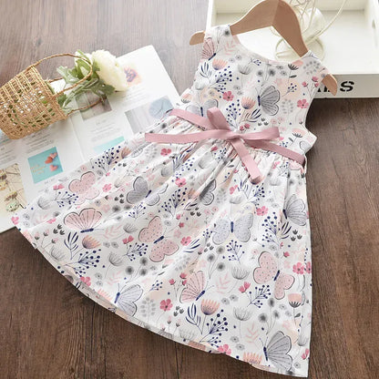 Trendy Kids Apparel Kids Clothing Floral Girls Dresses