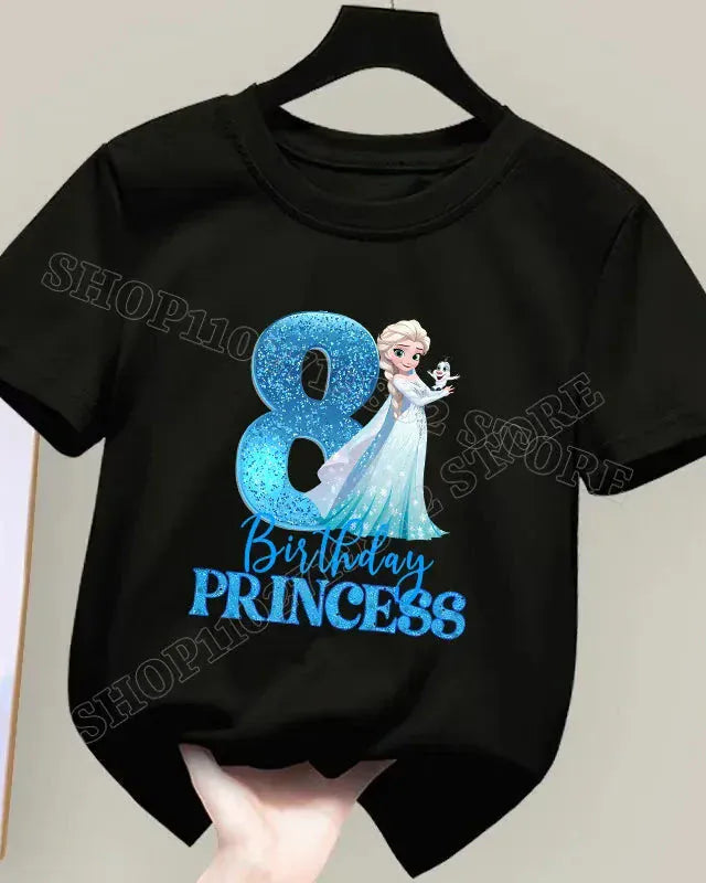 Trendy Kids Apparel Kids Clothing Frozen Girls T-shirts