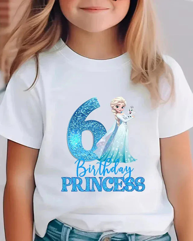 Trendy Kids Apparel Kids Clothing Frozen Girls T-shirts