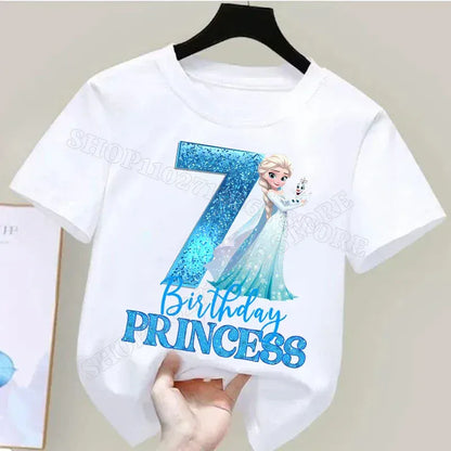 Trendy Kids Apparel Kids Clothing Frozen Girls T-shirts