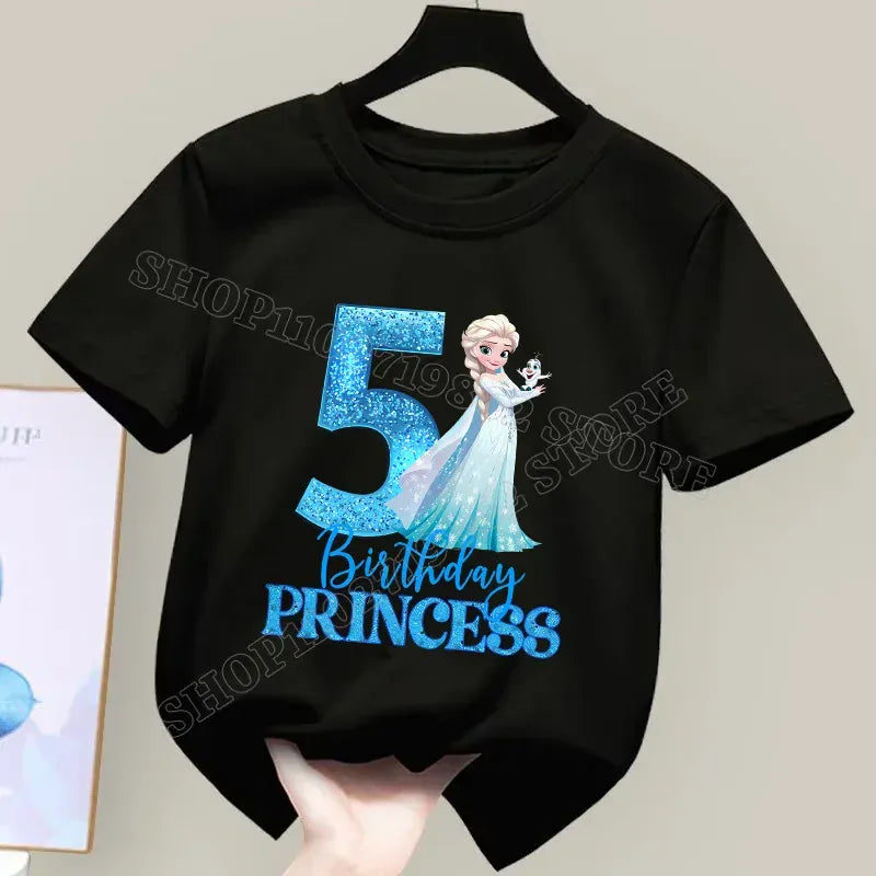 Trendy Kids Apparel Kids Clothing Frozen Girls T-shirts