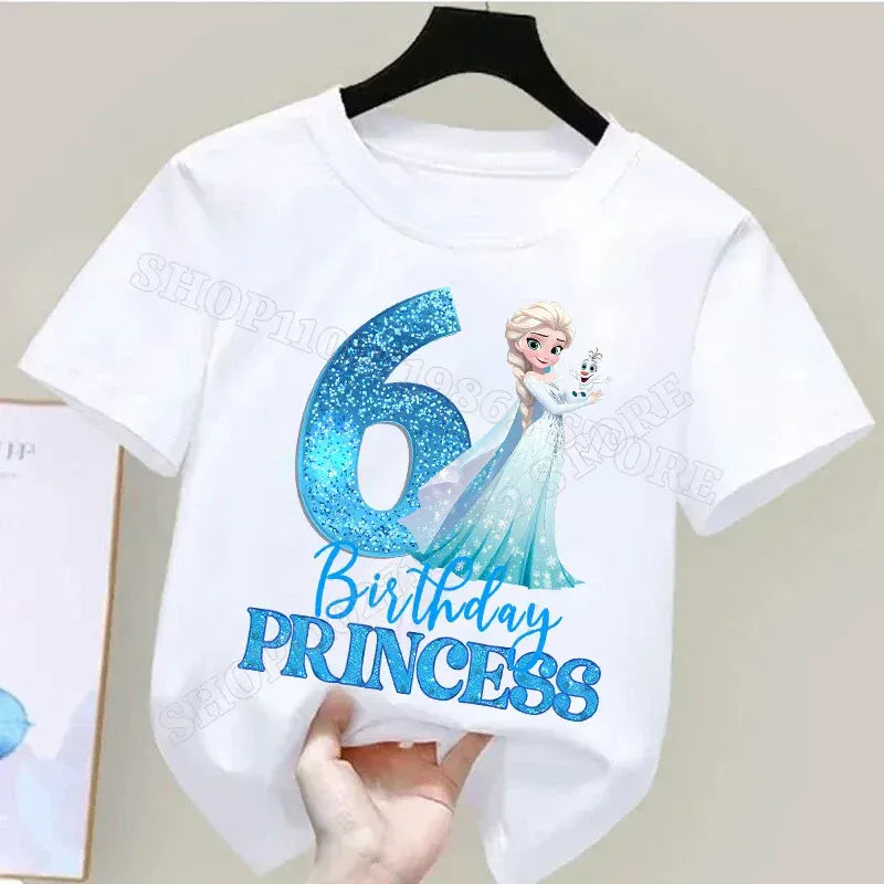 Trendy Kids Apparel Kids Clothing Frozen Girls T-shirts
