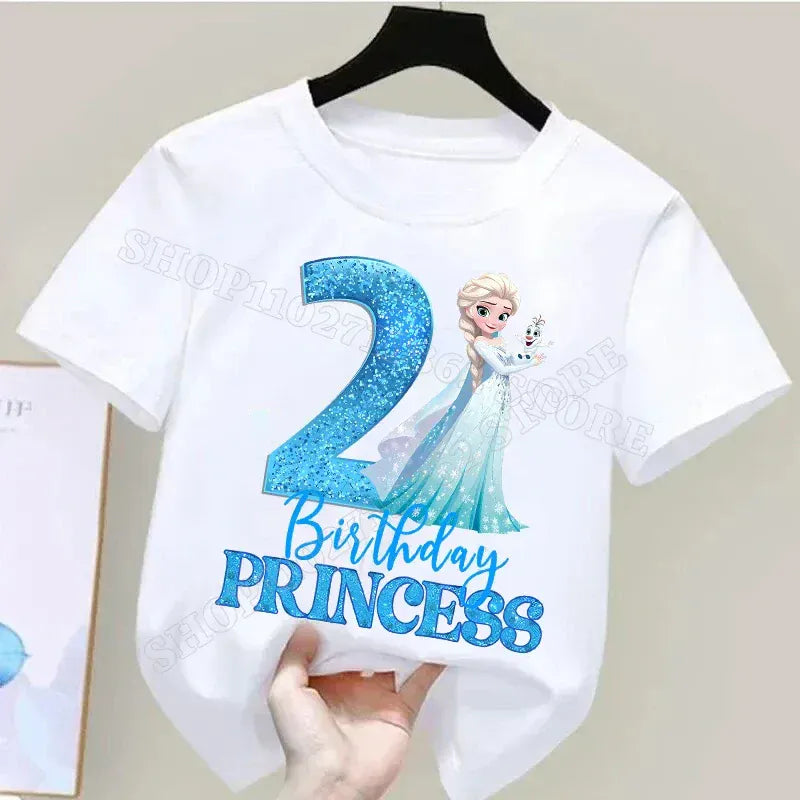 Trendy Kids Apparel Kids Clothing Frozen Girls T-shirts