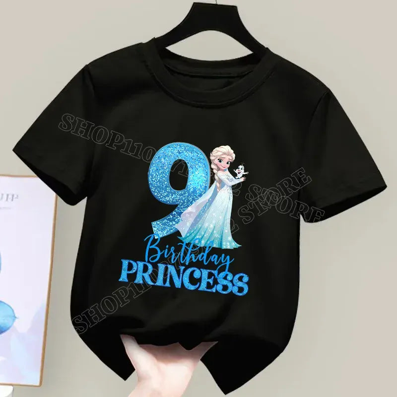 Trendy Kids Apparel Kids Clothing Frozen Girls T-shirts