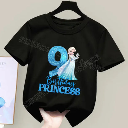 Trendy Kids Apparel Kids Clothing Frozen Girls T-shirts