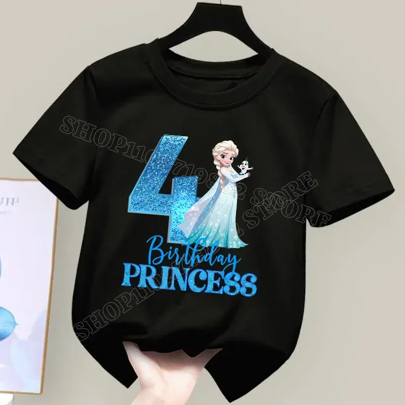 Trendy Kids Apparel Kids Clothing Frozen Girls T-shirts