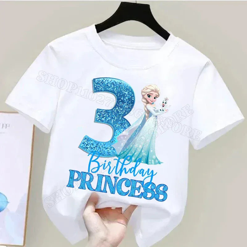 Trendy Kids Apparel Kids Clothing Frozen Girls T-shirts