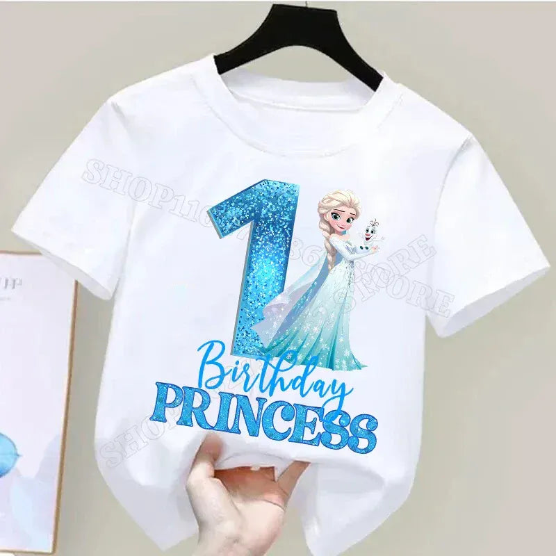 Trendy Kids Apparel Kids Clothing Frozen Girls T-shirts