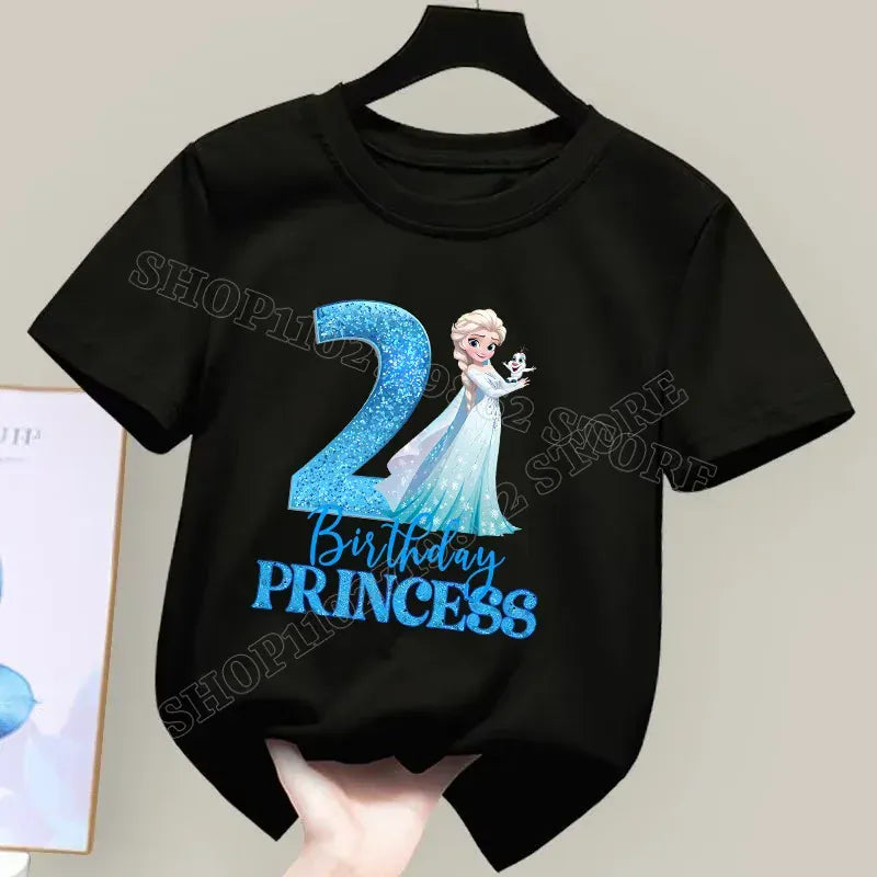 Trendy Kids Apparel Kids Clothing Frozen Girls T-shirts