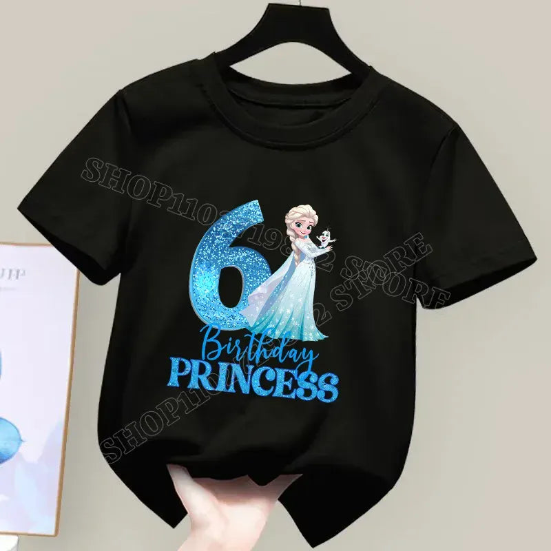 Trendy Kids Apparel Kids Clothing Frozen Girls T-shirts