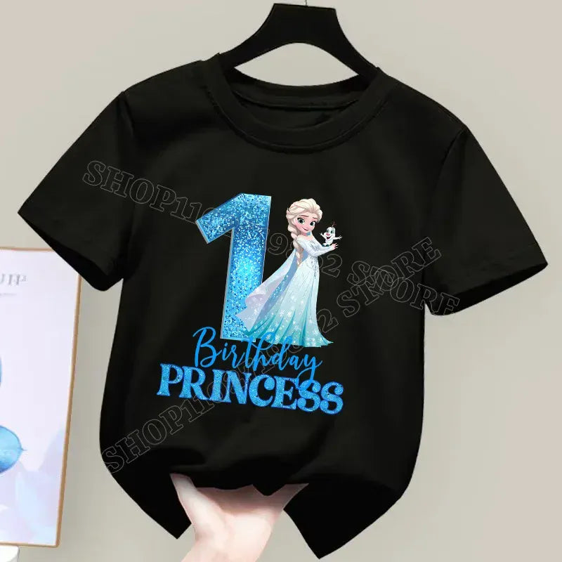 Trendy Kids Apparel Kids Clothing Frozen Girls T-shirts
