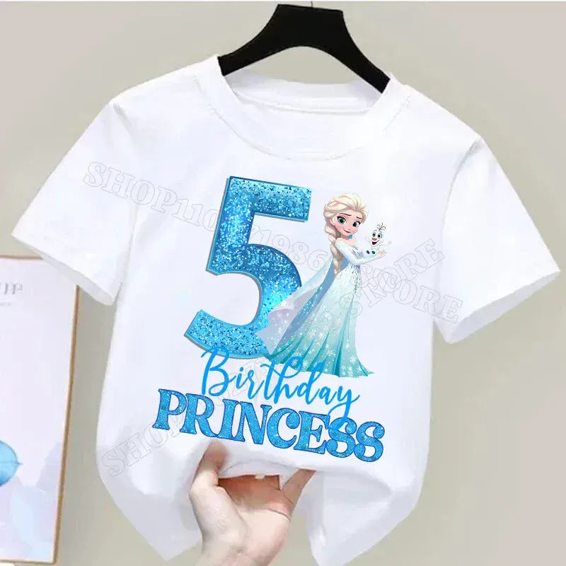 Trendy Kids Apparel Kids Clothing Frozen Girls T-shirts