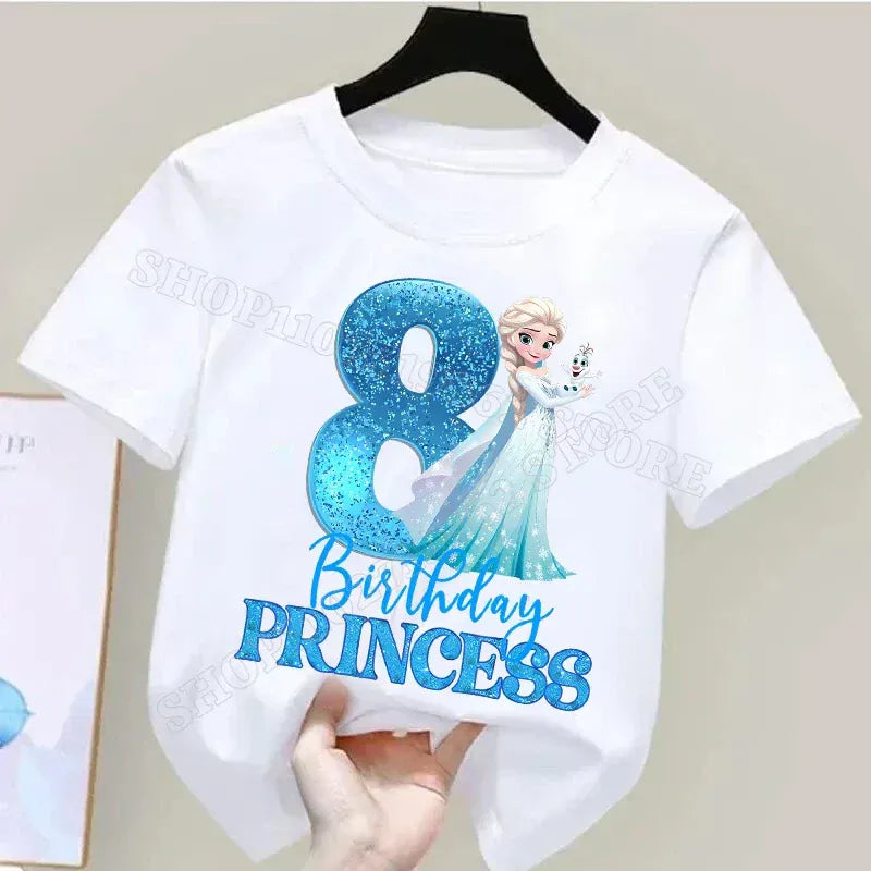 Trendy Kids Apparel Kids Clothing Frozen Girls T-shirts