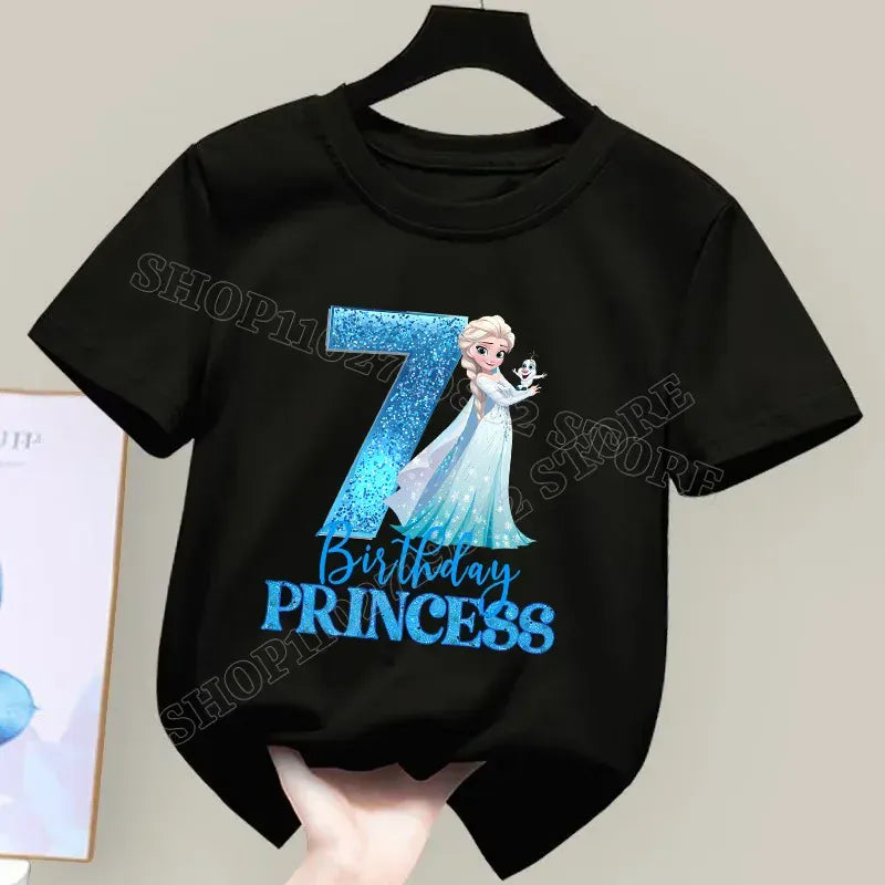 Trendy Kids Apparel Kids Clothing Frozen Girls T-shirts