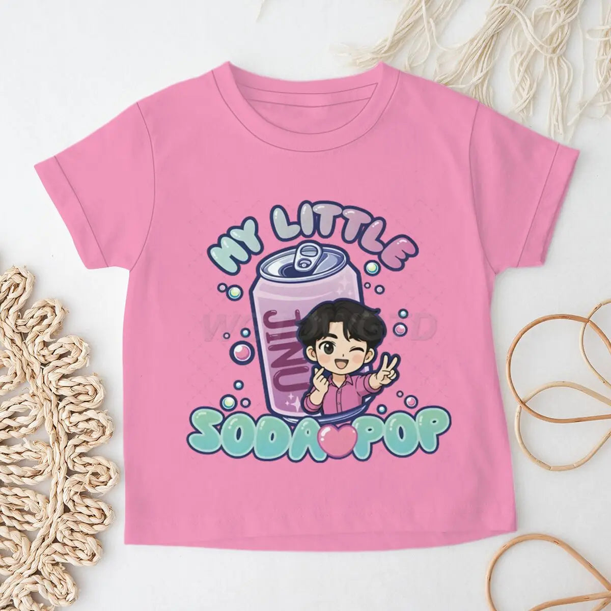Trendy Kids Apparel Kids Clothing Fun Letter Printed Cotton Tshirt