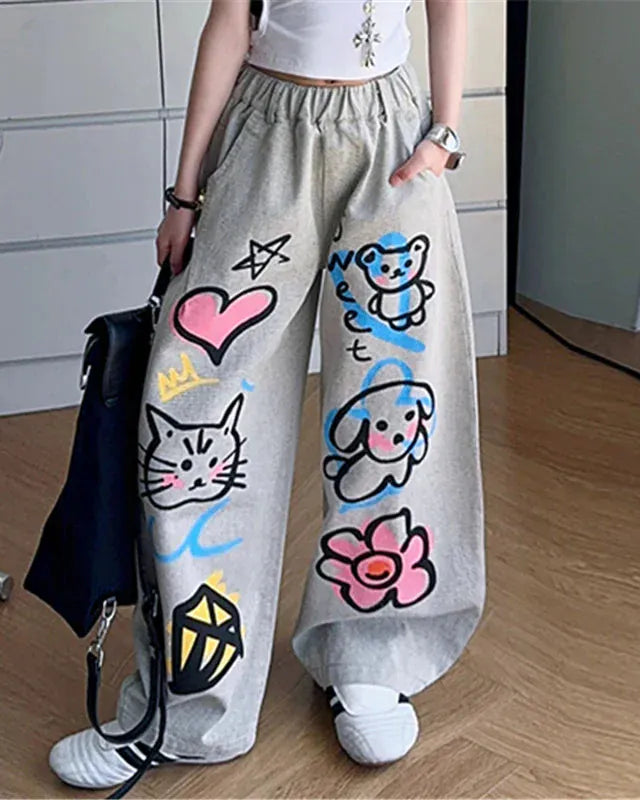 Trendy Kids Apparel Kids Clothing Girls Baggy Denim Pants