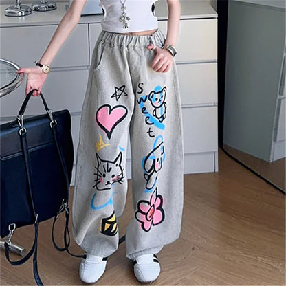 Trendy Kids Apparel Kids Clothing Girls Baggy Denim Pants