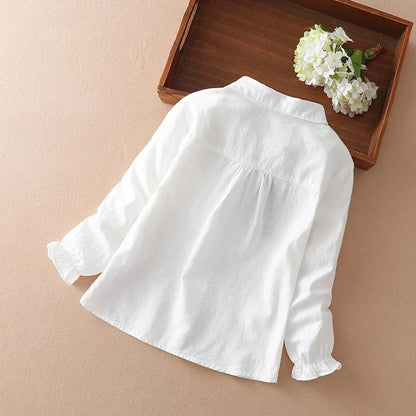 Trendy Kids Apparel Kids Clothing Girls Blouses 100% Cotton