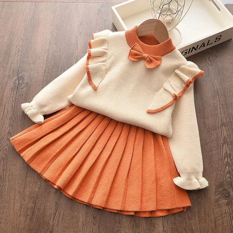 Trendy Kids Apparel Kids Clothing Girls Casual Knitting Set