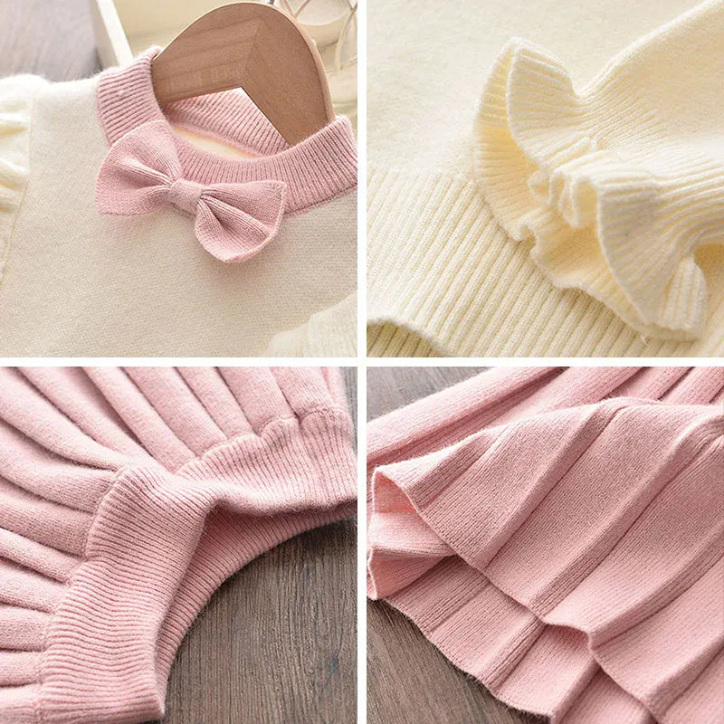 Trendy Kids Apparel Kids Clothing Girls Casual Knitting Set