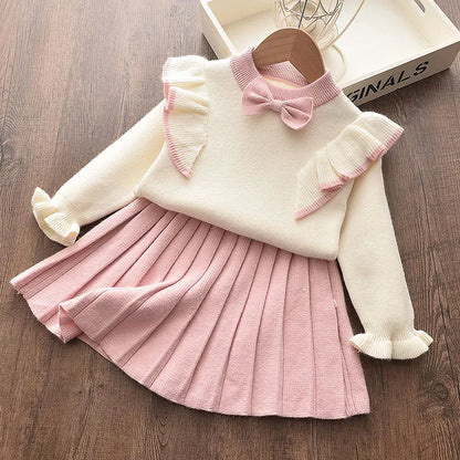 Trendy Kids Apparel Kids Clothing Girls Casual Knitting Set