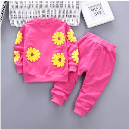 Trendy Kids Apparel Kids Clothing Girls Cotton Tracksuit