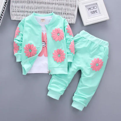 Trendy Kids Apparel Kids Clothing Girls Cotton Tracksuit