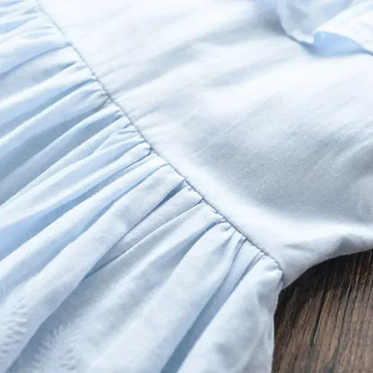Trendy Kids Apparel Kids Clothing Girls Elegant Cotton Dresses