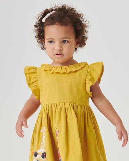 Trendy Kids Apparel Kids Clothing Girls' Elegant Giraffe Dress for Fancy Occasions