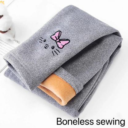 Trendy Kids Apparel Kids Clothing Girls Fleece-Lined Thermal Winter Leggings